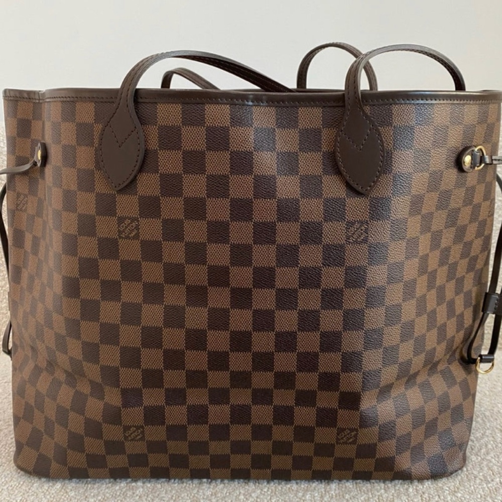 Authentic Louis Vuitton Neverfull GM Damier Ebene - Picture 1 of 16